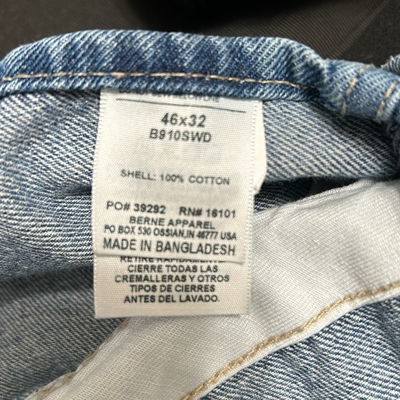 Mens   Overall Jeans ,BERNE  Sz 46-32   In new condition - Picture 4 of 4